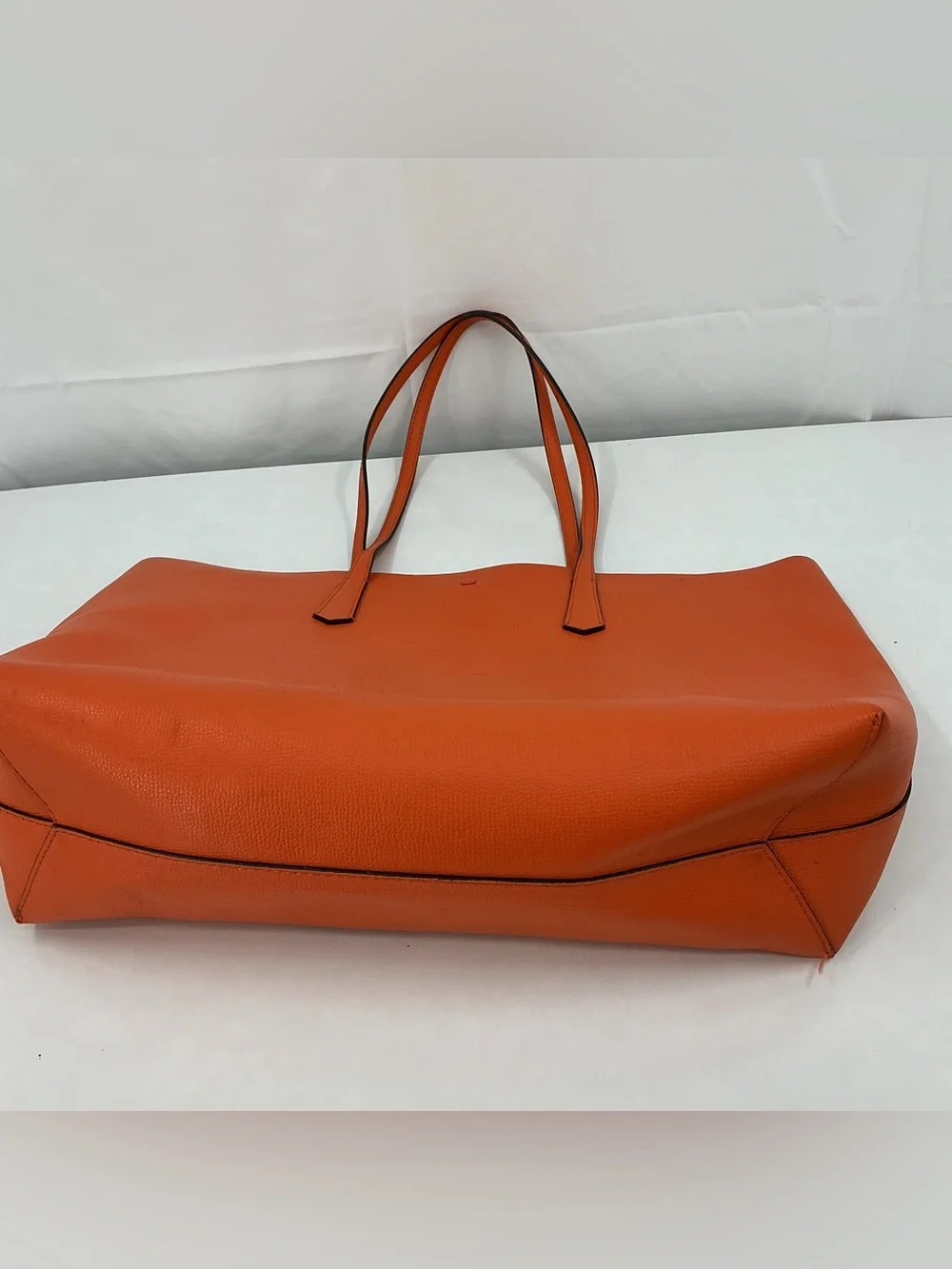 kate spade Red Structured Tote with Double Top Handles D26